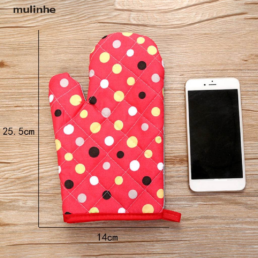 1 Găng Tay Cách Nhiệt Bằng Cotton Dùng Cho Lò Vi Sóng