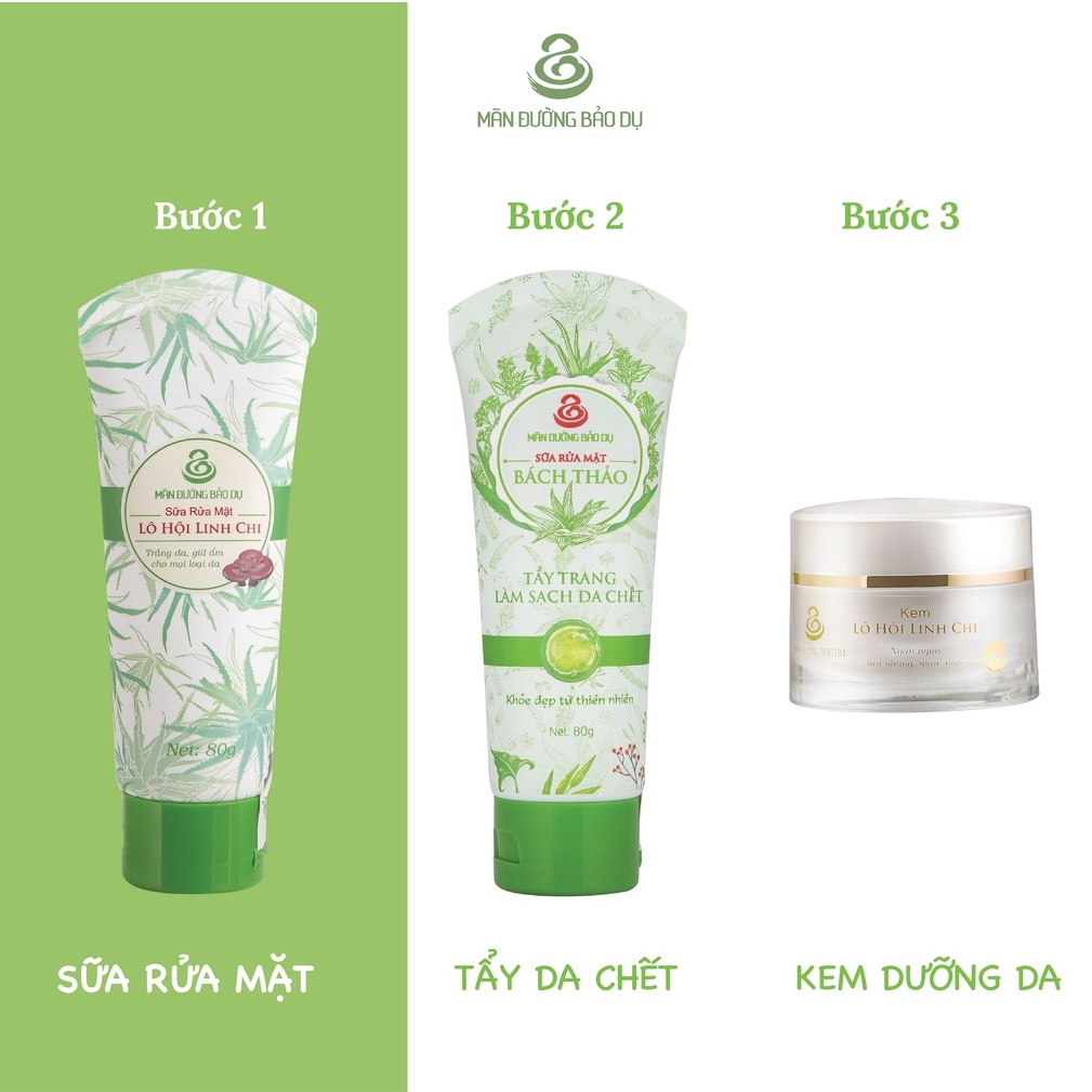 Sữa Rửa Mặt Làm Sạch, Sáng Da, Lô Hội Linh Chi, Thảo Dược Thiên Nhiên, MÃN ĐƯỜNG BẢO DỤ Chính Hãng | BigBuy360 - bigbuy360.vn
