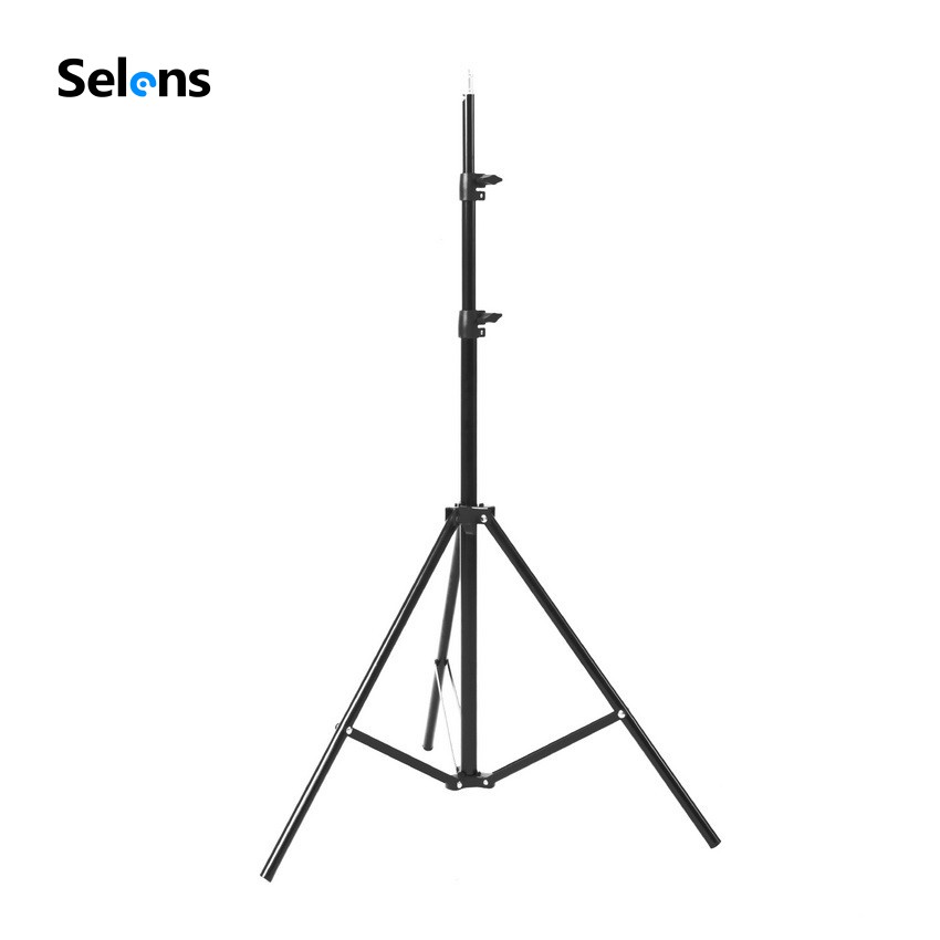 Chân đèn vòng tripod SELENS 2m chiếu đèn studio quay phim chụp ảnh