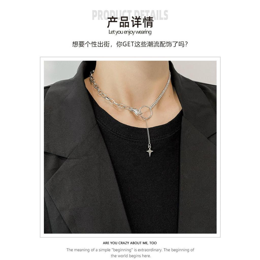 Dây chuyền mặt hình thánh giá thời trang phong cách hiphop mới mẻ