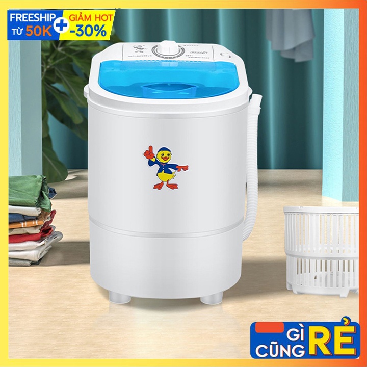 Máy giặt mini đa năng, giặt sạch nhanh vắt khô, quần áo trẻ em, giày dép