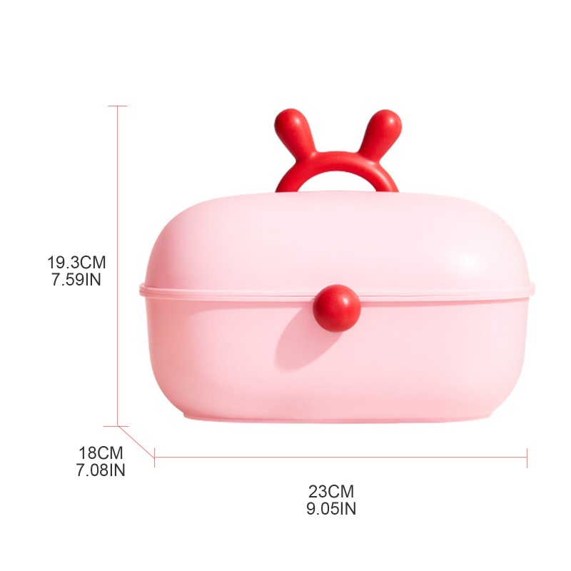 Hộp Đựng Dây Buộc Tóc Nhiều Tầng Bằng Cao Su Sắp Xếp Gọn Gàng Cho Bé Gái