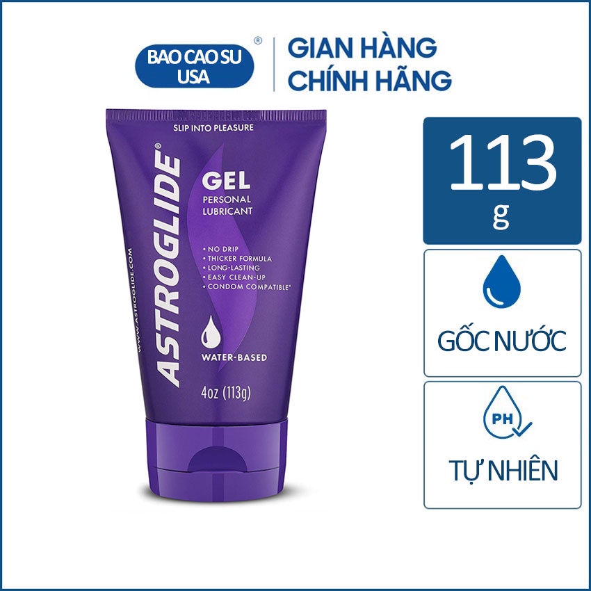 Gel bôi trơn cao cấp Astroglide 4oz (USA)