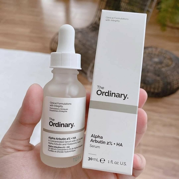 Serum The Ordinary Alpha Arbutin 2% + HA 30ml dưỡng trắng đều màu da - mỹ phẩm Yumi Beauty