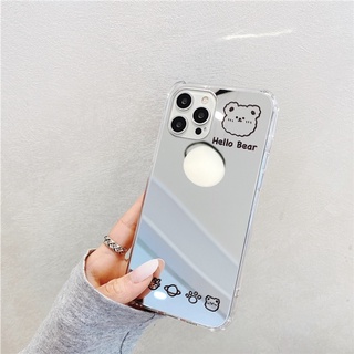 Ốp Lưng Gương Chống Sốc Hello Bear