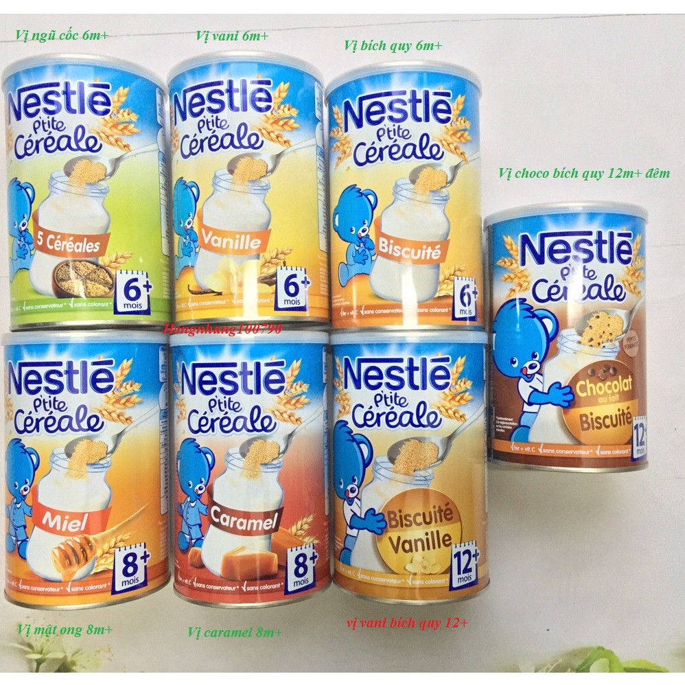 Bột pha sữa Nestle của Pháp cho bé hộp 400g date T5/2022