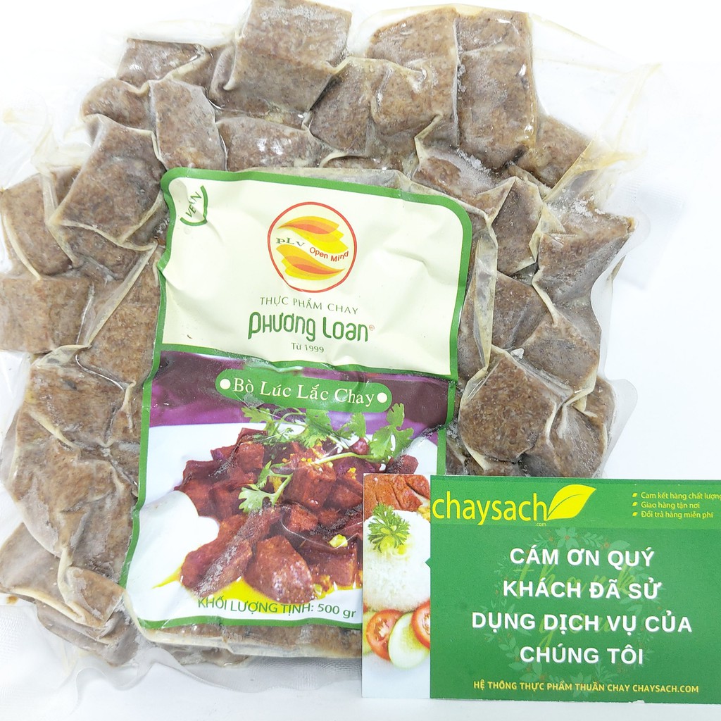 Bò Lúc Lắc Chay Phương Loan 500g - Thơm ngon thuần chay - Chayhome - Thực phẩm chay + chỉ giao tại Hồ Chí Minh