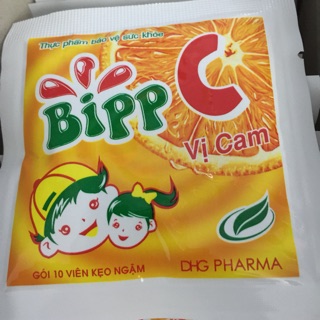 Combo 10 gói kẹo BIPP C vị cam