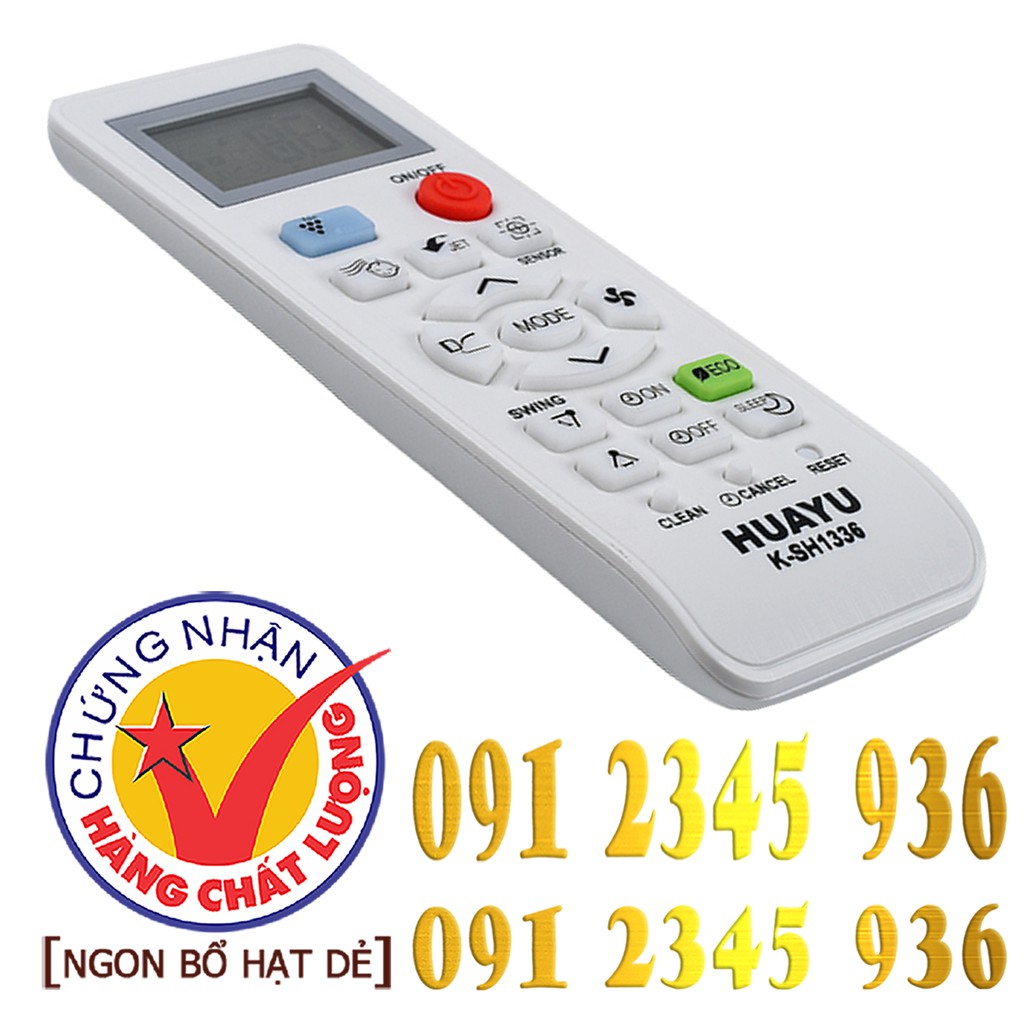 Remote Điều khiển Điều hòa Máy lạnh SHARP &quot;ĐA NĂNG&quot; + &quot;HÀNG ĐẸP&quot; của HUAYU. (Mẫu số 2)