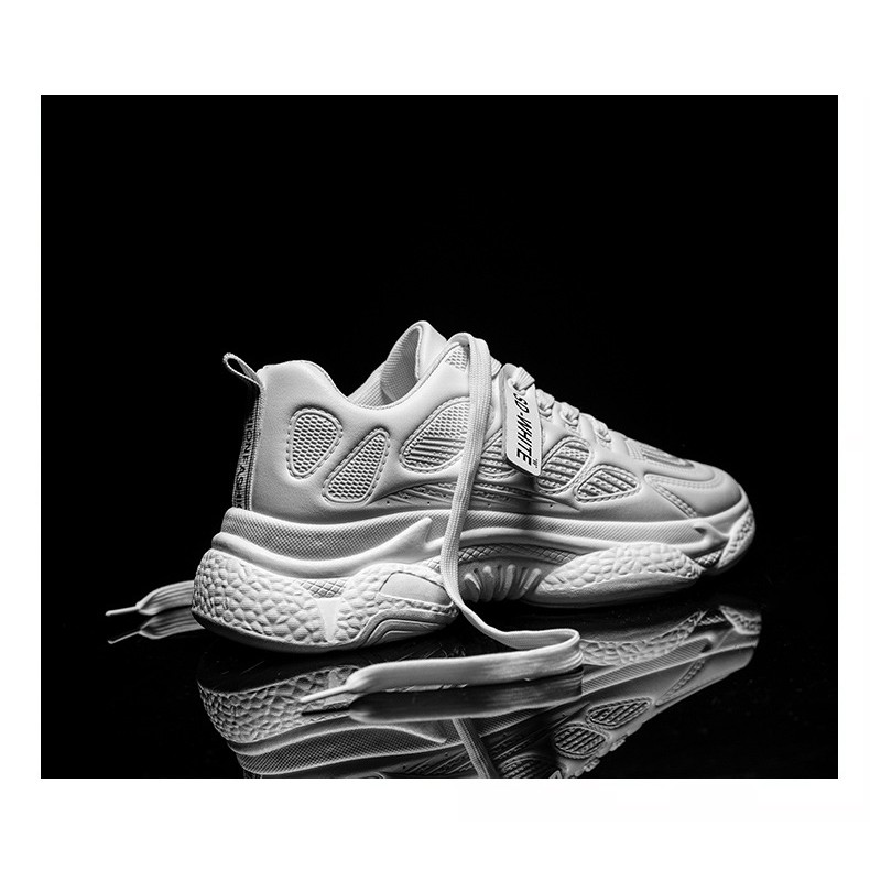 Giày sneaker nam trắng đế độn [FREESHIP] D780 shop Địch Địch giày thể thao nam