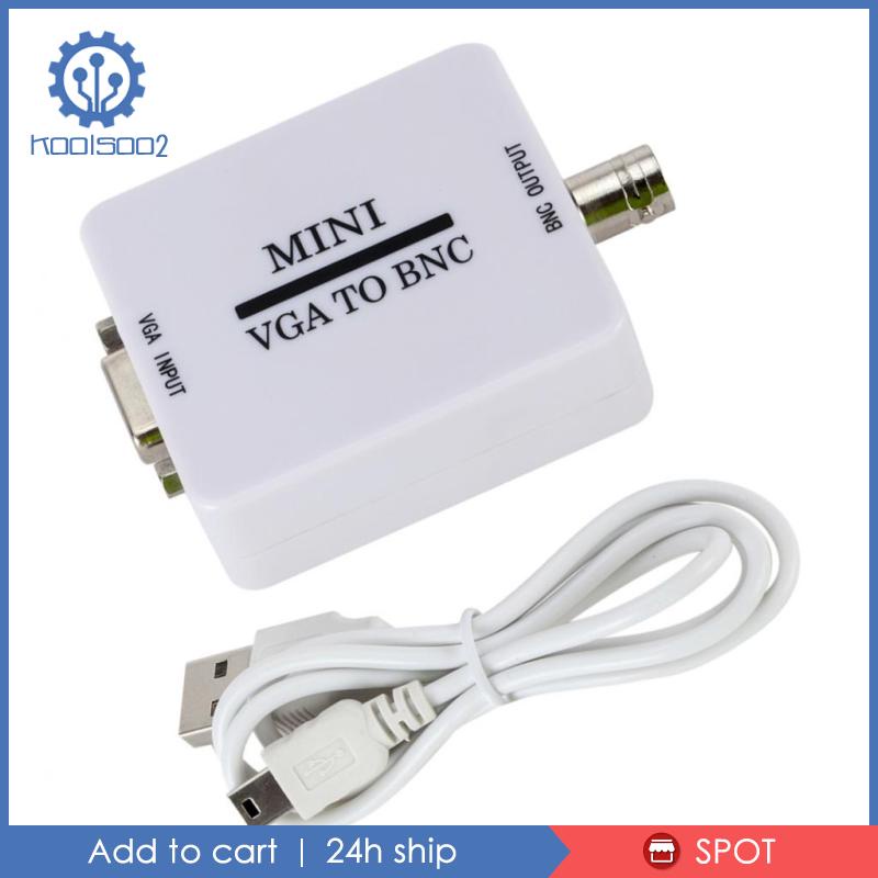 Hộp Chuyển Đổi Koolsoo2 Mini HD VGA Sang BNC Video Kỹ Thuật Số Cho HDTV