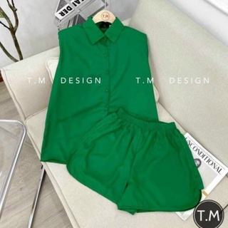 Set sơ mi màu voan lụa mịn đẹp