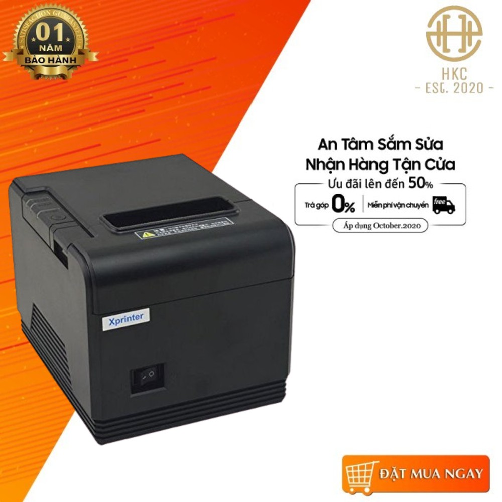 Máy in hóa đơn Xprinter Q200 USB + LAN