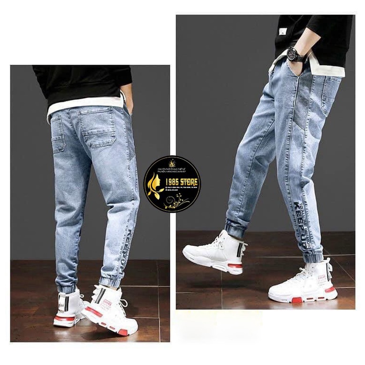 Quần Jean nam xanh joker chất bò cao cấp co dãn 4 chiều