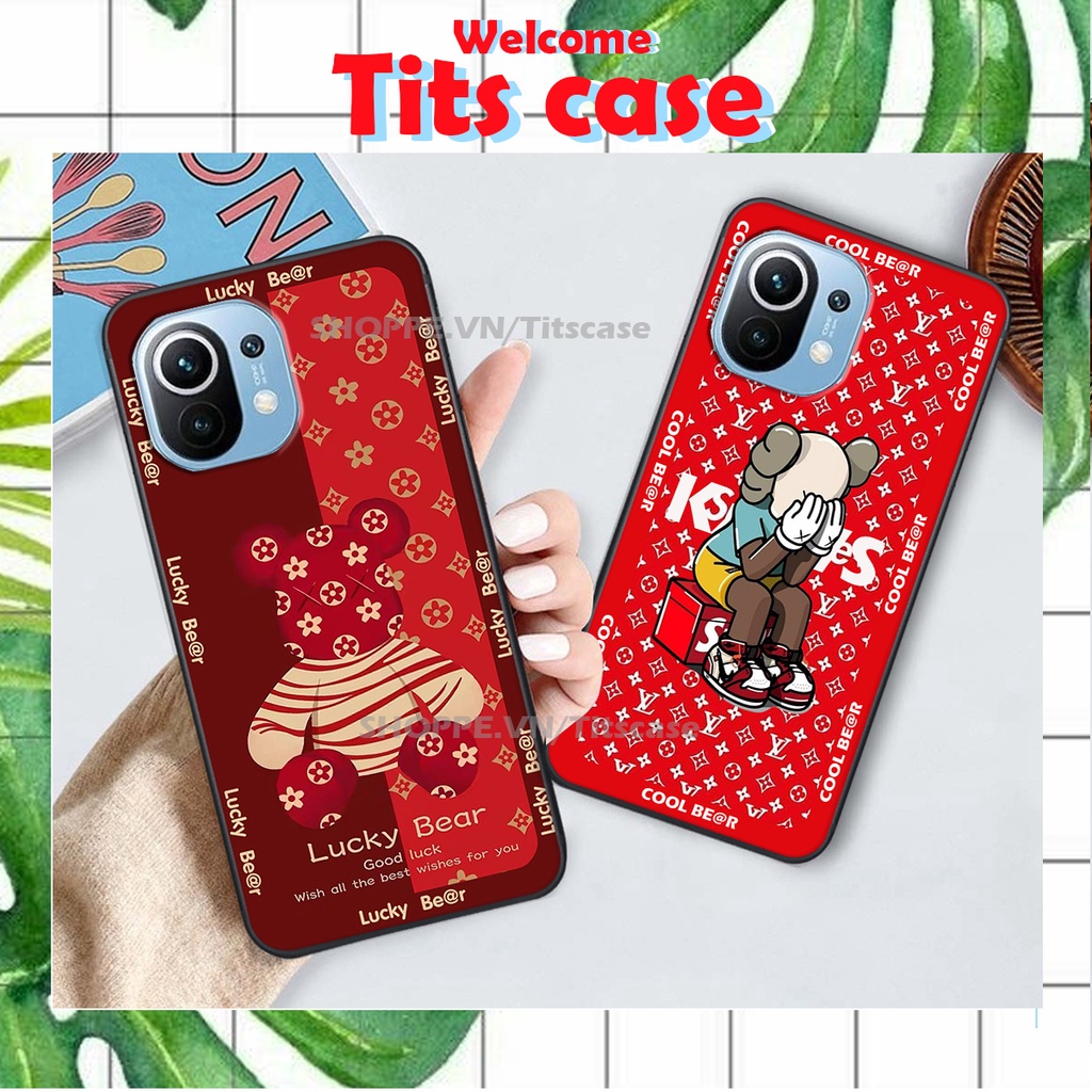 Ốp lưng Xiaomi MI 11 / MI 11 LITE in hình GẤU K@WS- BE@R COOL-CỰC XINH-RẺ-BỂN -ĐẸP