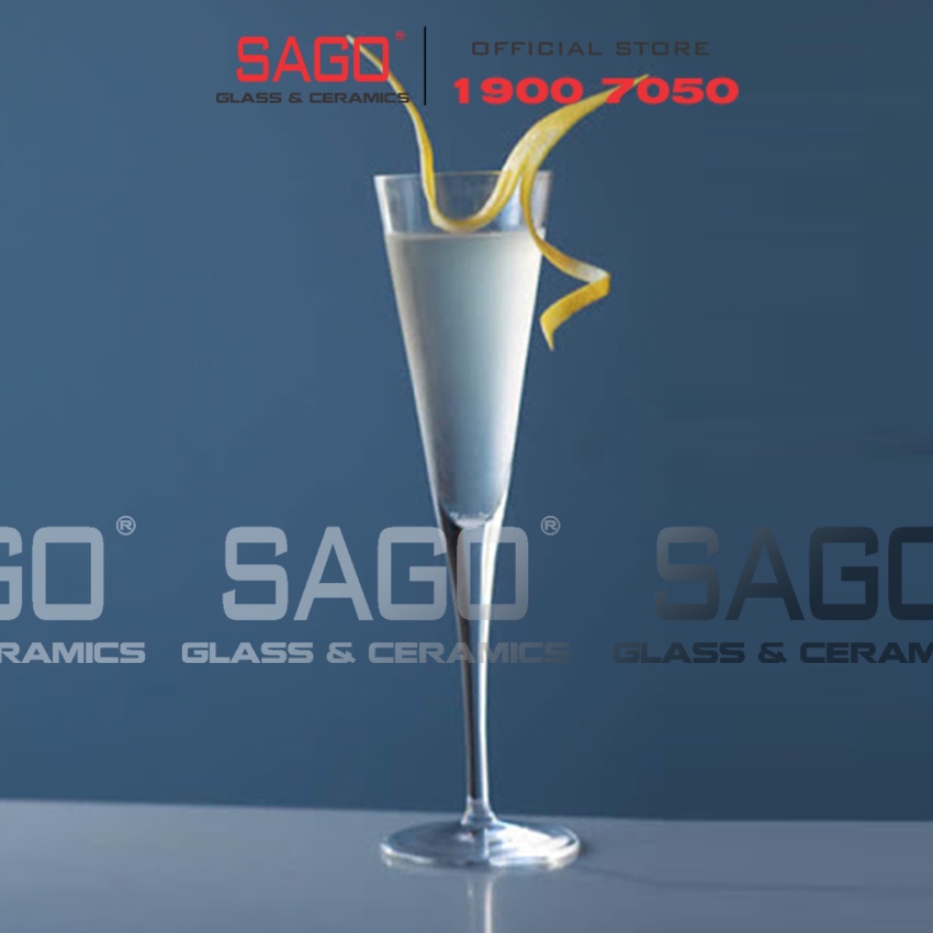 Ly Thủy Tinh Pasabahce V-Line-champagne flute Glass 150ml | Nhập khẩu Thổ nhĩ kỳ