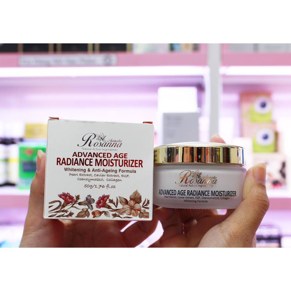 Kem Dưỡng Rosanna Advanced Age Radiance Moisturise.