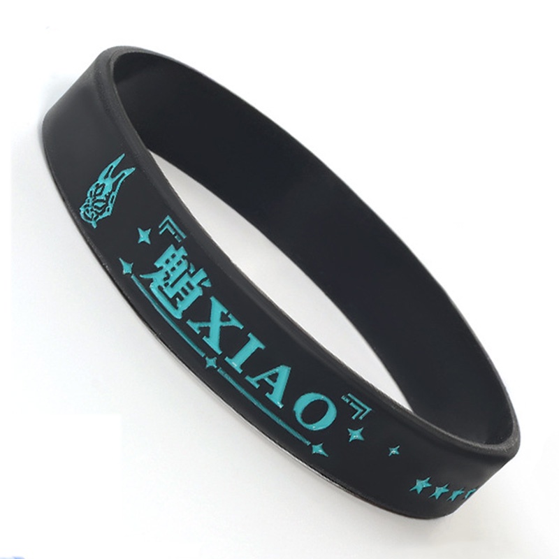 Vòng Tay Silicon Hóa Trang Game Genshin Impact Xiao Zhongli Keqing Hutao