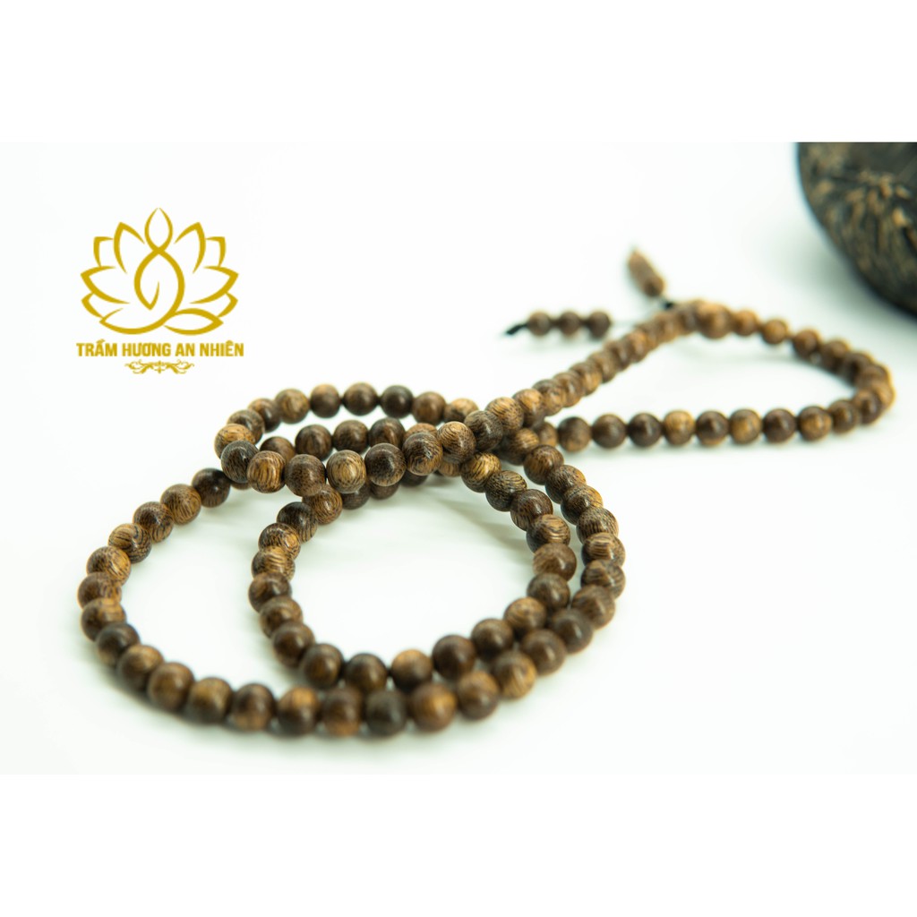 [Mã FAJGT8 giảm 15% đơn 99K] Vòng Trầm Hương An Nhiên 108 Hạt - 6mm -Nữ - Trầm Hương Tự Nhiên Cao Cấp | BigBuy360 - bigbuy360.vn