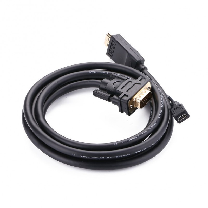 Cáp chuyển HDMI sang VGA dài 1M5 Ugreen 30449