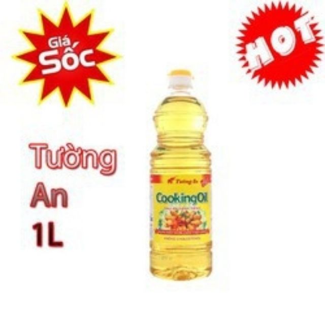 Dầu ăn tường An cooking oil chai 1lít ( mới)