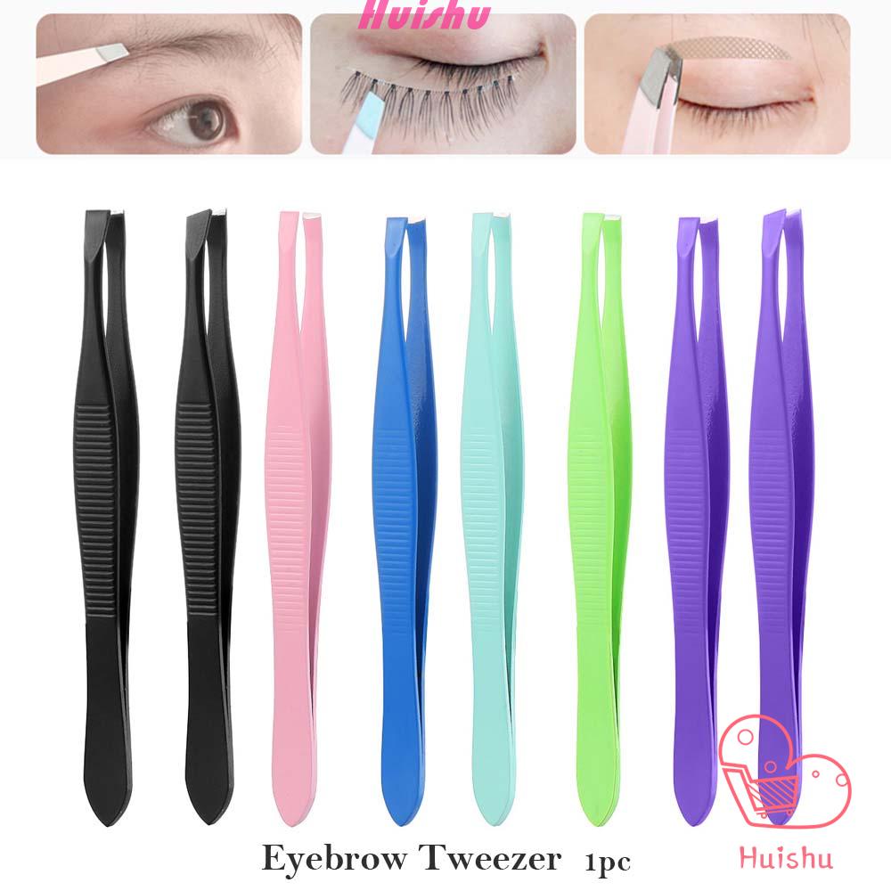 Nhíp Tỉa Lông Mày Bằng Thép Không Gỉ Nhiều Màu Sắc Thời Trang
