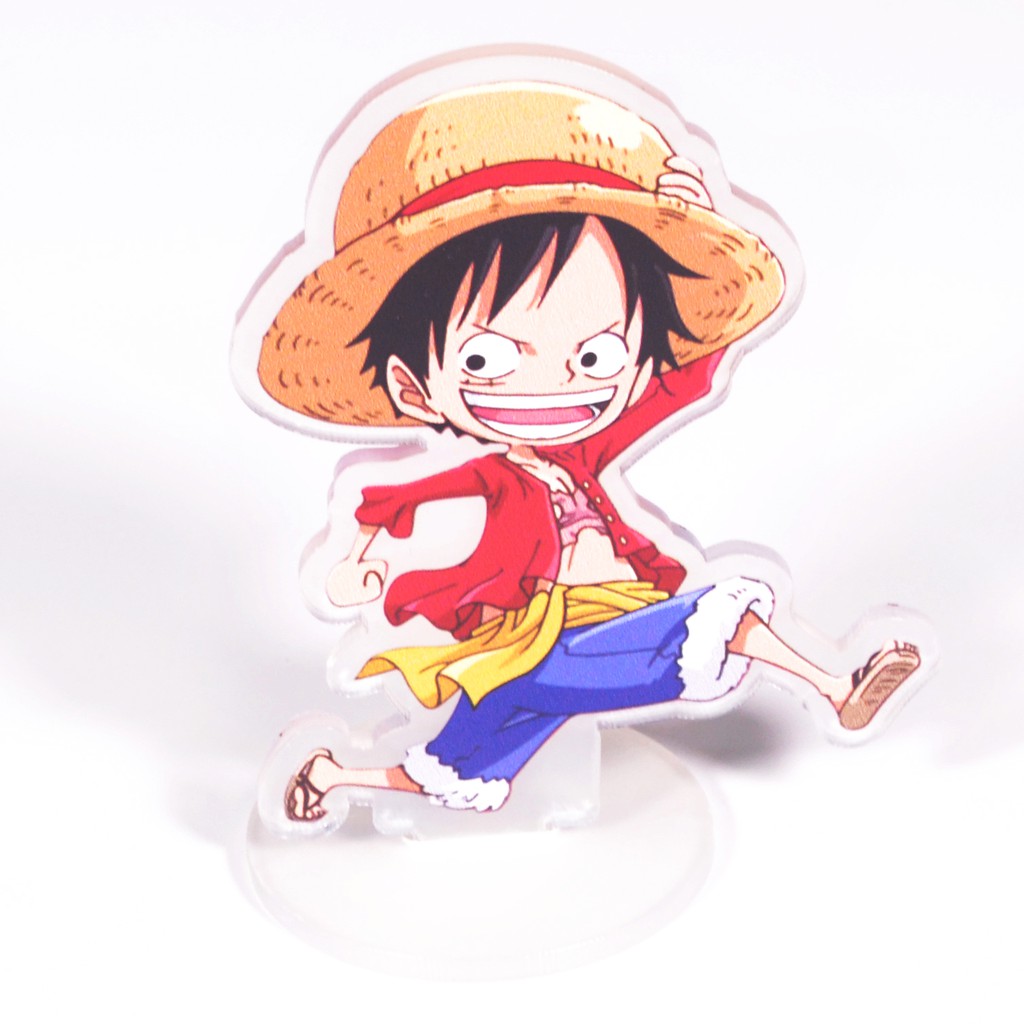 [thanh lý bán lỗ]Standee Tượng Mica Anime chibi 10cm - One Piece [AAM] [PGN20]