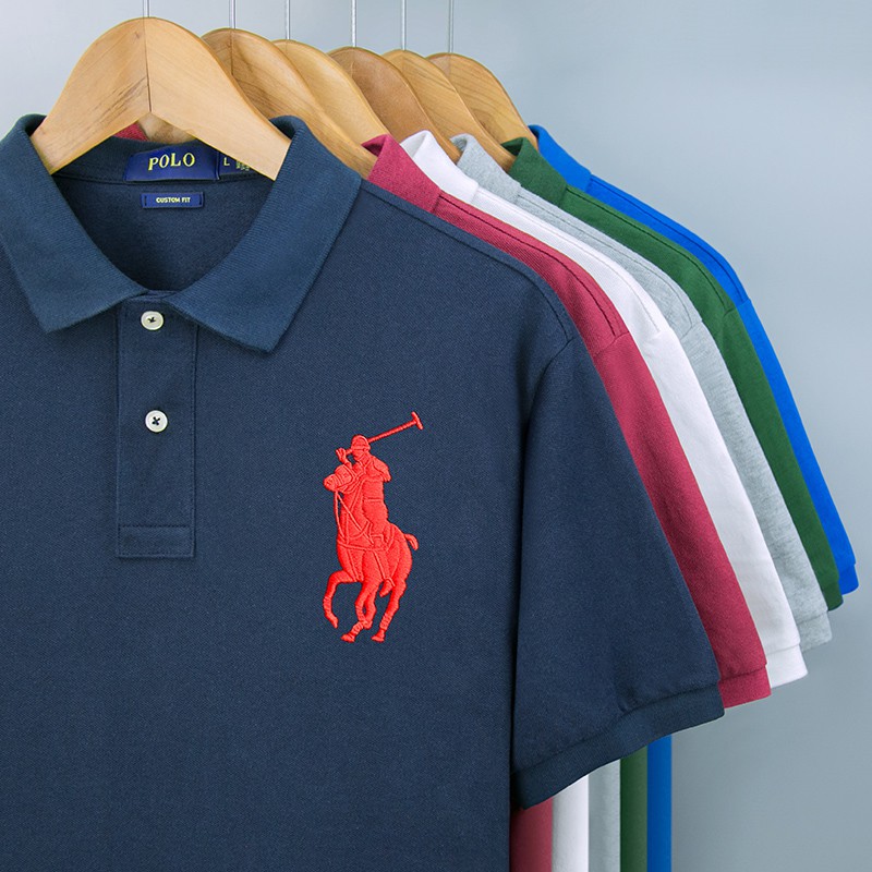 [NHIỀU MÀU] Áo polo nam Ralph Lauren hàng xuất xịn tag Made in China