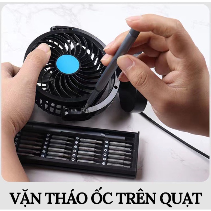 Bộ tua vít đa năng 24 đầu từ tính bộ tô vít sửa điện thoại, laptop, đồng hồ vô cùng tiện lợi, tuốc nơ vít đa năng