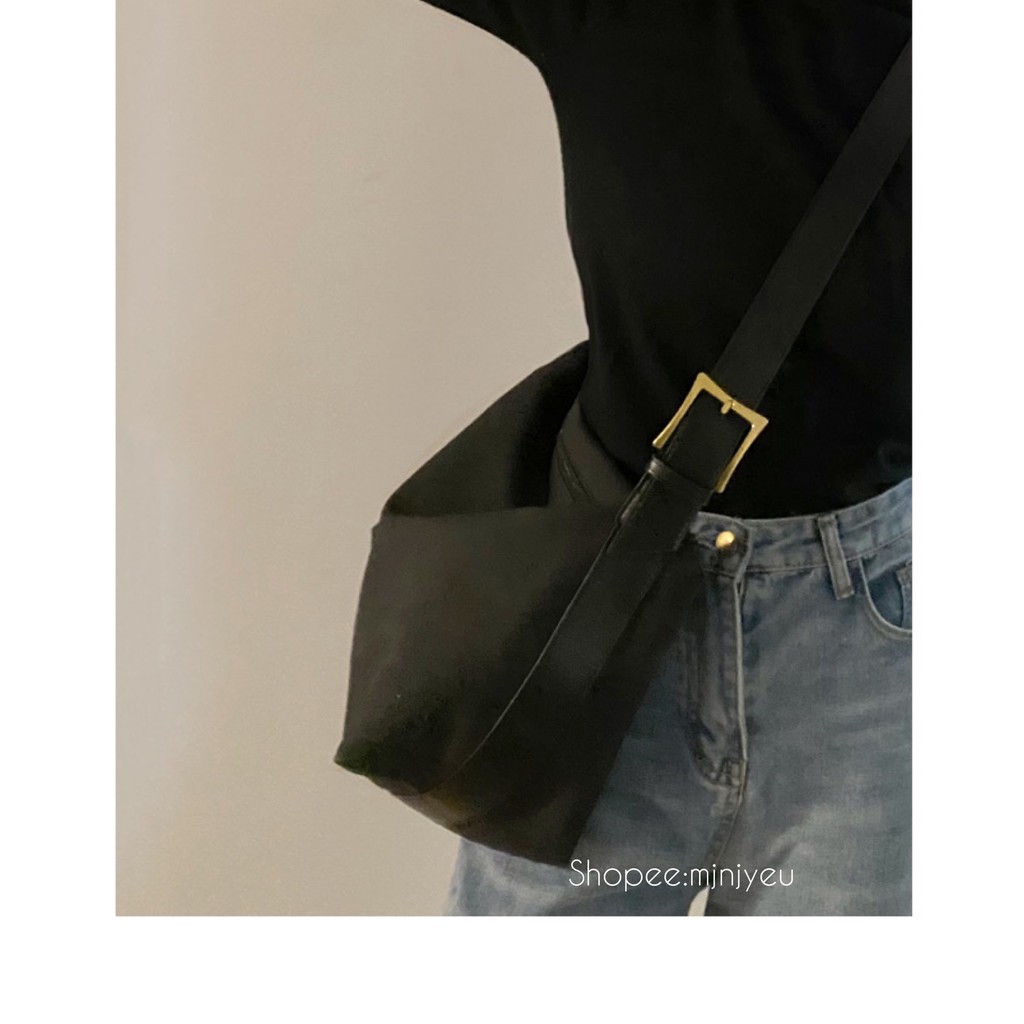 [Mã WAMT2405 giảm 10k đơn 0k] Túi Đeo Chéo Chất Da Lộn Size To phong cách streetwear 2021 | BigBuy360 - bigbuy360.vn