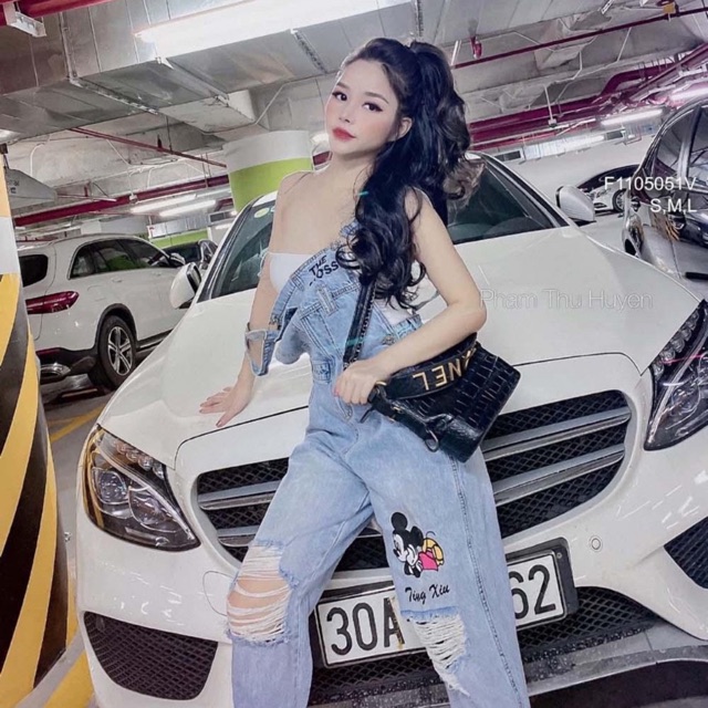 Quần yếm jean