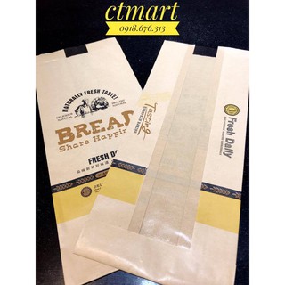 combo 100 túi bánh mì hoa cúc dọc