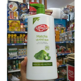 sữa tắm lifebuoy matcha và khổ qua 800ml