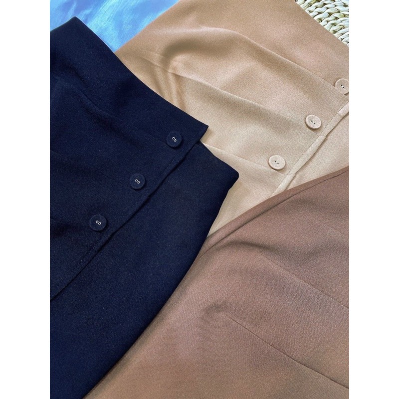 BÁN SỈ CHÂN VÁY VẠT CHÉO CÚC BỌC 3 MÀU CHO NỮ | BigBuy360 - bigbuy360.vn