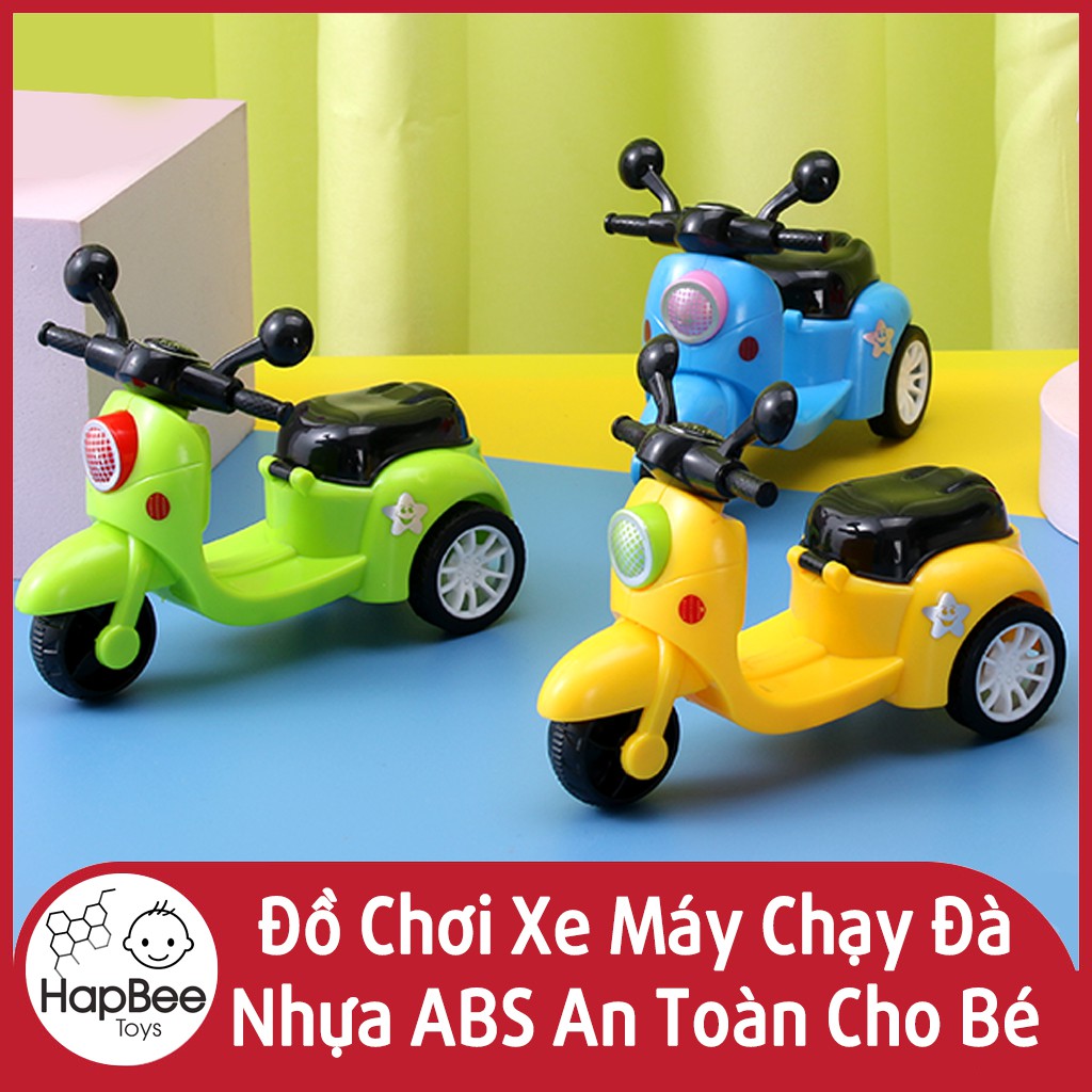 Đồ chơi xe máy chạy đà siêu dễ thương nhựa abs an toàn cho bé 🐝 HapBee 🐝