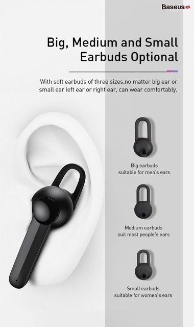 Tai nghe Bluetooth Baseus Encok A05 Dành cho dân lái xe chuyên nghiệp, Hàng chính hãng!