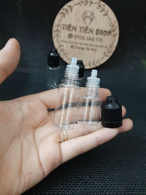 Chai nhựa 5ml, 10ml đựng mực xăm