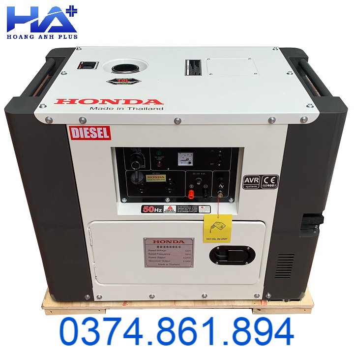 Máy phát điện Honda chạy dầu 7kw HD8700EV