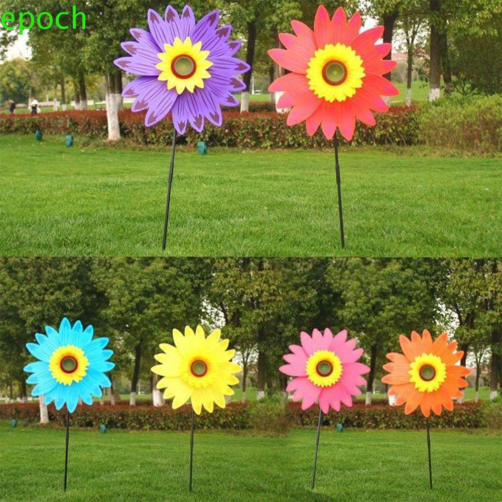 Epoch Chong Chóng Gió Hình Hoa Hướng Dương Vui Nhộn Bắt Mắt Cho Sân Vườn
