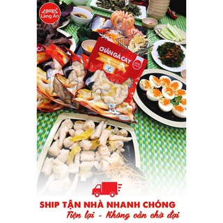 Chân gà muối ớt cay siêu ngon, chân gà muối Làng An