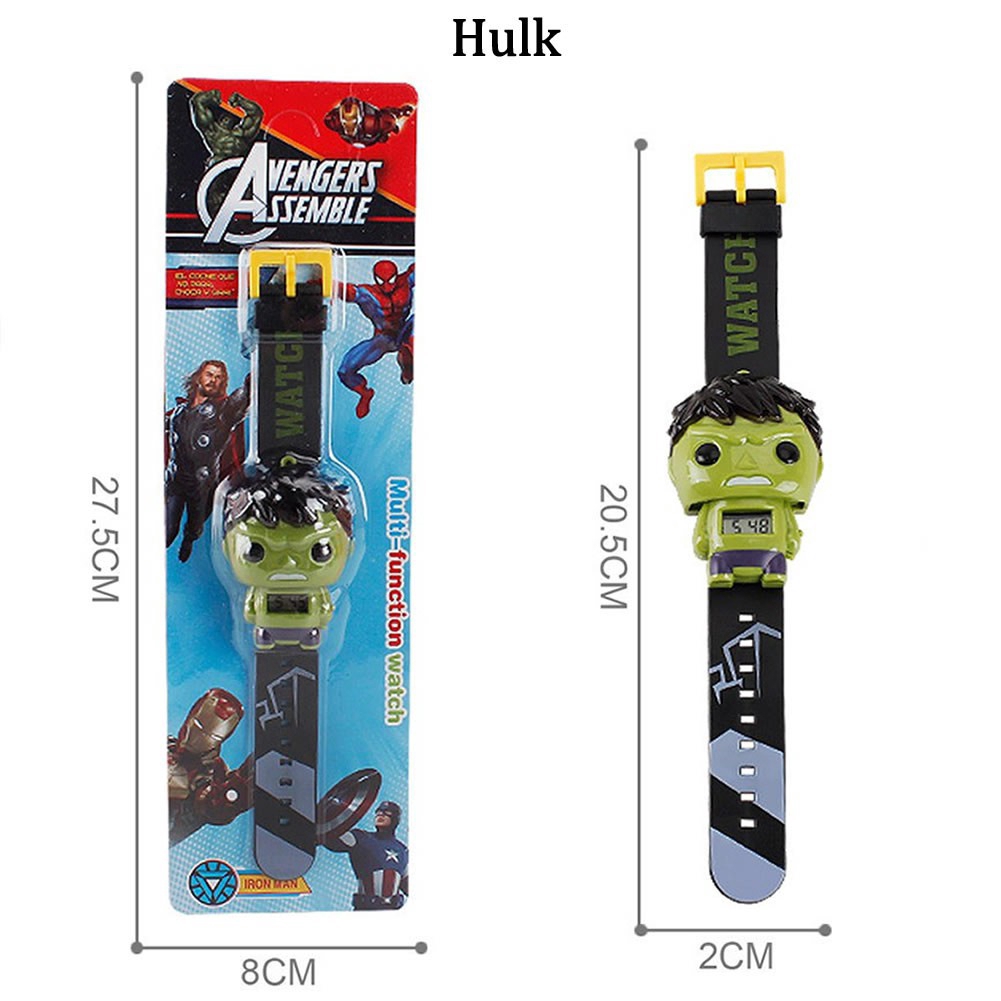 Kids 3D Cartoon Electronic projection Watch Cute Clock Boys Girls Gift | BigBuy360 - bigbuy360.vn