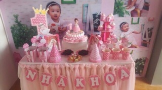 {MUA NGAY} Chữ cái ghép tên bé có dấu tặng kèm dây treo