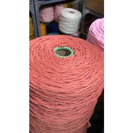 Dây thừng cotton màu size 3mm, 5mm thắt macrame, trang trí, decor - Ảnh thật và video