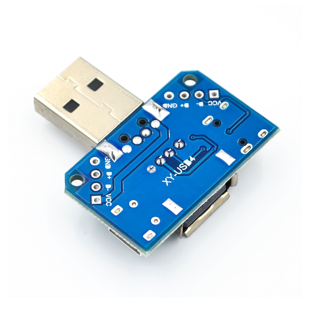 USB Head Switchboard Male USB Connector to Type-c Micro USB Female USB 2.54-4P transfer test board USB adapter plate XY-USB4