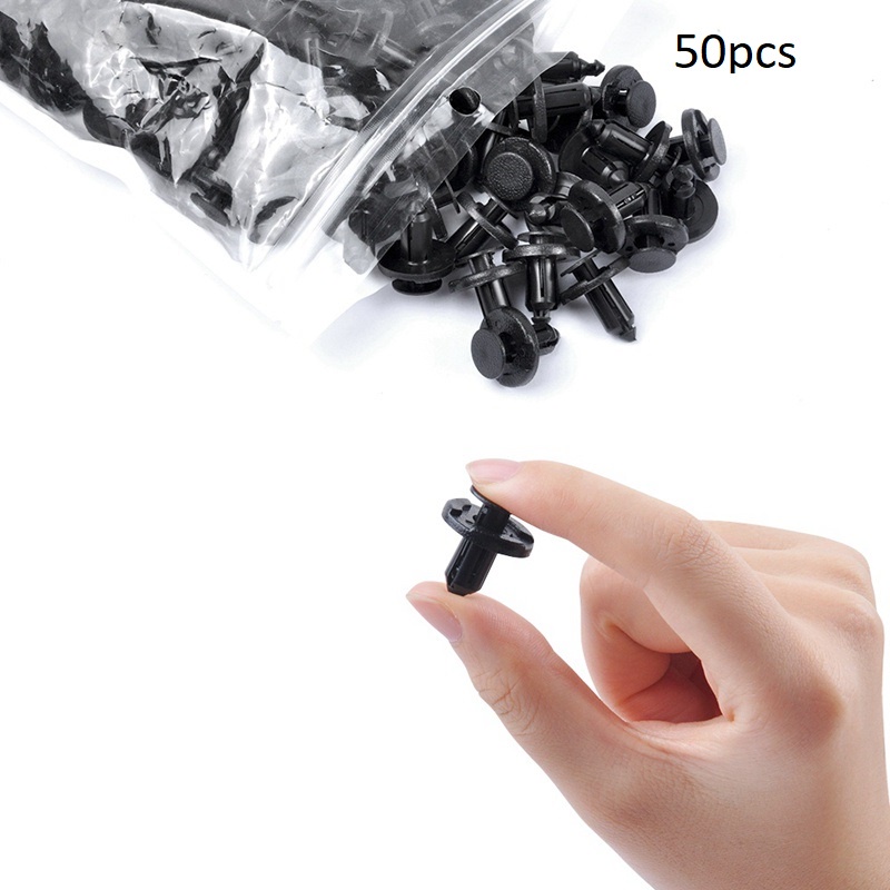 Set 50 đinh tán nhựa 8mm cho xe hơi Infiniti và Nissan  - Chốt vít nở cho ô tô
