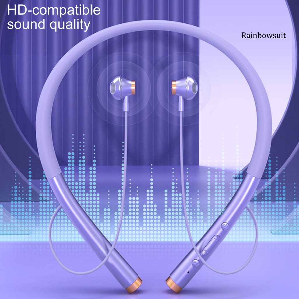 Tai Nghe Bluetooth 5.0 Dạng Đeo Cổ Tiện Dụng Khi Chơi Thể Thao