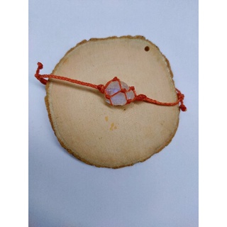 Vòng đá tinh thể macrame fluorite, moonstone, apatite
