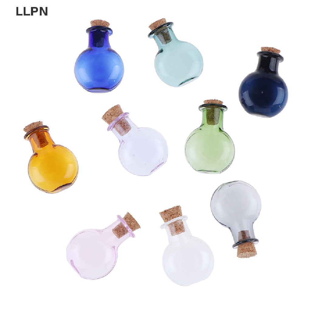 Bộ 2 Lọ Điều Ước Thủy Tinh Mini Có Nút Bần