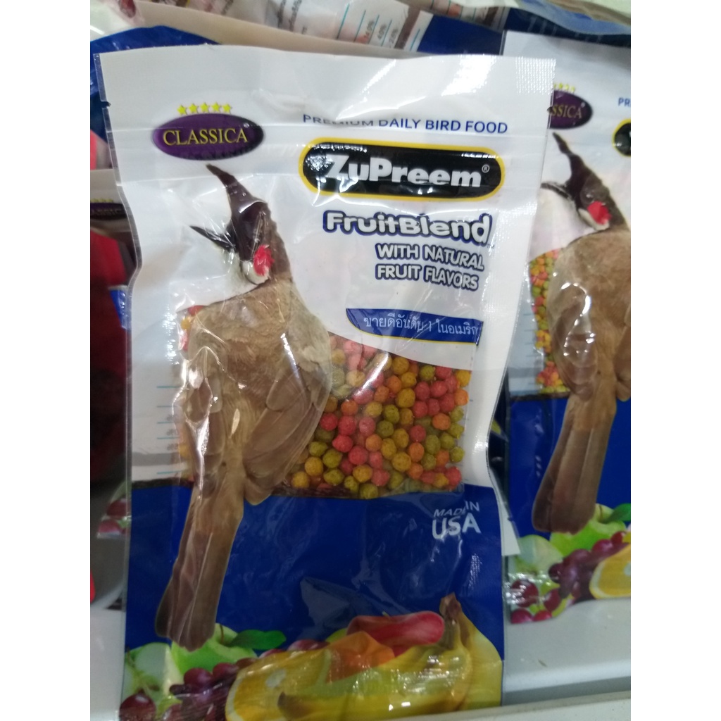 Hạt trái cây zupreem Mỹ cho chào mào gói 100g