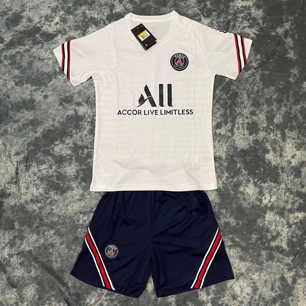 Bộ đá bóng PSG cao cấp mới nhất 2021 2022 Hàng Thailand cực chuẩn phom 45-85kg
